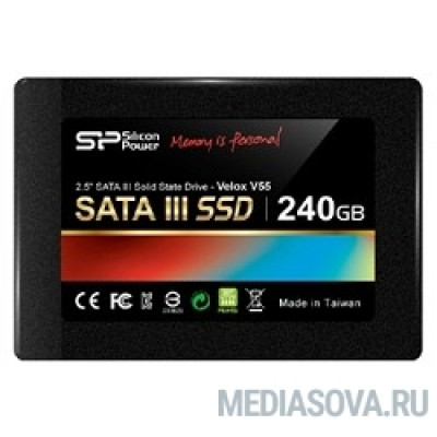  Silicon Power SSD 240Gb V55 SP240GBSS3V55S25 SATA3.0, 3.5