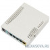  MikroTik RB951Ui-2HnD RouterBOARD  беспроводной роутер  600Mhz CPU, 128MB RAM, 5xLAN, built-in 2.4Ghz 802b/g/n