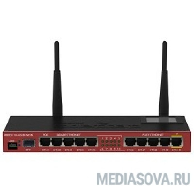  MikroTik Wi-Fi роутер RB2011UiAS-2HnD-IN RouterBOARD with indoor case and power supply