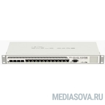  MikroTik CCR1036-12G-4S-EM Маршрутизатор Cloud Core Router (36-cores, 1.2Ghz per core), 8GB RAM, 4xSFP cage, 12xGbit LAN, RouterOS L6, 1U rackmount case, dualPSU, m.2 slot,(rev r2)