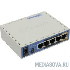 MikroTik RB952Ui-5ac2nD hAP ac Lite Роутер 2.4+5 ГГц, 802.11a/b/g/n/ac, MIMO 2x2, 5x Ethernet