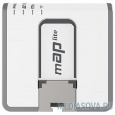 MikroTik RBmAPL-2nD (mAP lite) Точка доступа 2.4 ГГц, MIMO 2x2, 22 дБм
