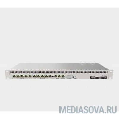  MikroTik RB1100AHx4 Dude Edition Маршрутизатор, в стойку, 13x 1G Ethernet, 2x SATA3, 2x M.2
