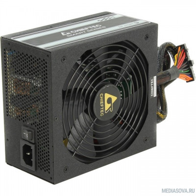 Блок питания Chieftec 750W RTL [GPS-750C] [Smart] ATX2.3/EPS12V, 240V, 14cm Fan 80+Gold Active PFC 20+4, 8(4+4)p,8(6+2)p, 6xSATA