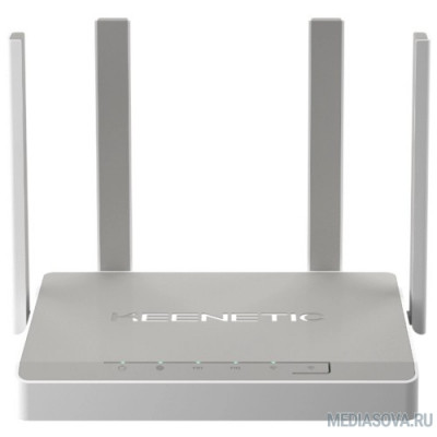  Keenetic Giga (KN-1010) AC1300 Маршрутизатор беспроводной 802.11ac 1267Mbps 5 ГГц 2.4 ГГц 4xLAN USB серый белый