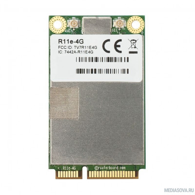  MikroTik R11e-4G Радиокарта miniPCIe LTE, 2x u.FL