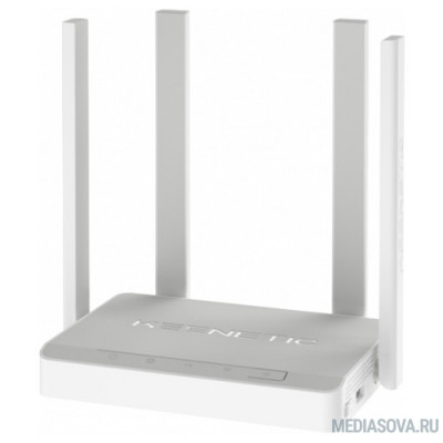  Keenetic Viva (KN-1910) Маршрутизатор беспроводной, Wi-Fi AC1300 Wave 2 MU-MIMO, двухъядерным процессором, управляемым коммутатором