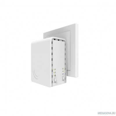 MikroTik PL7411-2nD (PWR-LINE AP) Точка доступа Power Line RouterOS L4, European plug (Type C)