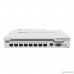 MikroTik CRS309-1G-8S+IN Коммутатор 8 SFP+, dual-core 800MHz CPU, 512MB RAM, POE, RS232 serial port