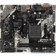 ASROCK B450M-HDV R4.0 RTL AMD B450, 2xDDR4, 2xPCI-Ex16, PCI-Ex1, D-SUB, HDMI, DVI, SATAIII+