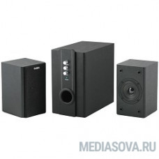 SVEN SPS-820,черная кожа/черный 2.1, 2 сат. + сабвуфер,18 Вт + 2 х 10 Вт (RMS) ,усил.- 20-20000 Гц