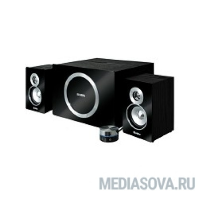  SVEN MS-1085, черный  2 сат. + сабвуфер дерево,20Вт + 2 х 13 Вт (RMS)