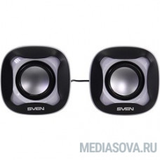 AC SVEN 170, чёрный-белый (5 Вт, питание USB)