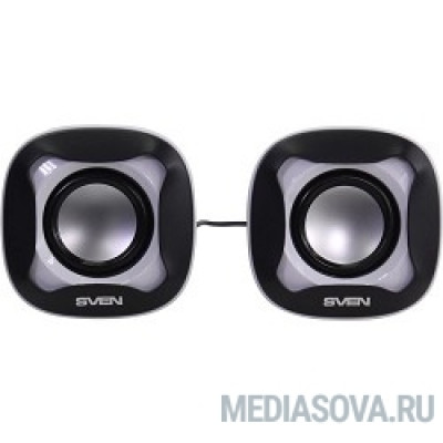 AC SVEN 170, чёрный-белый (5 Вт, питание USB)