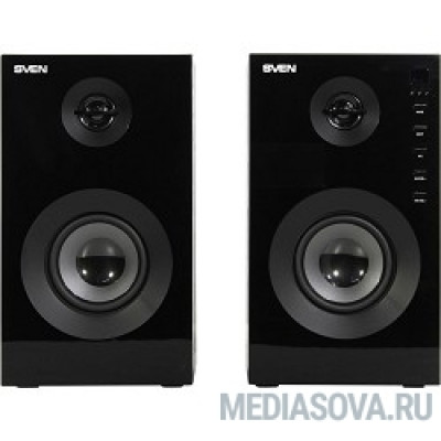  SVEN SPS-615 черный 220 В, 50 Гц, Bluetooth, дерево (MDF), 2,85кг