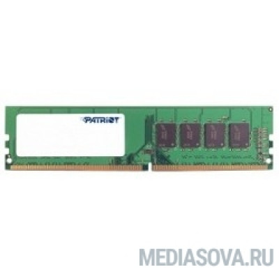 Оперативная память  Patriot DDR4 DIMM 4GB PSD44G240041 PC4-19200, 2400MHz
