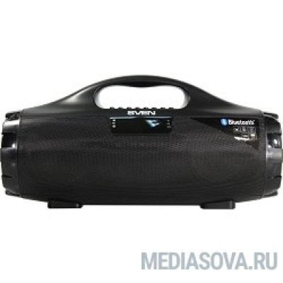  SVEN PS-460, черный (18 Вт, Bluetooth, FM, USB, microSD, LED-дисплей, 1800мА*ч)