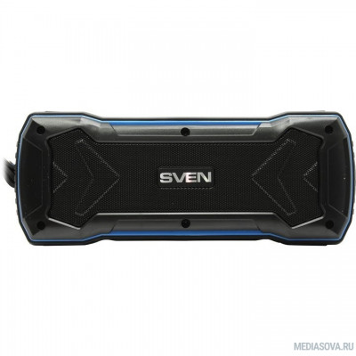  SVEN PS-220, черный-синий [SV-016470] (10 Вт,  Bluetooth, USB, microSD, FM-тюнер)