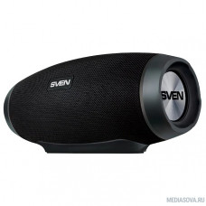 SVEN PS-230, черный (12 Вт, Waterproof (IPx5), TWS, Bluetooth, FM, USB, microSD, 1500мА*ч)