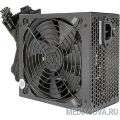 Блок питания CROWN Блок питания CM-PS600W PLUS OEM (ATX 160мм, max 600W, 20+4in 500mm, 140mm FAN, SATA*4, PATA*4, 4+4pin, 6+2pin PCI-E*2, плёнка)