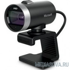 Microsoft LifeCam Cinema HD USB 2.0, 1280x720, 7Mpix foto, автофокус, Mic, Black/Silver (H5D-00015)