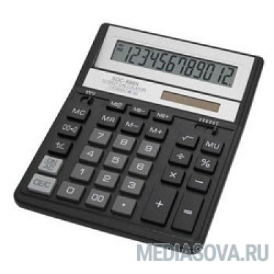  Citizen SDC-888XBK черный настольный, 12-разрядный [792737]