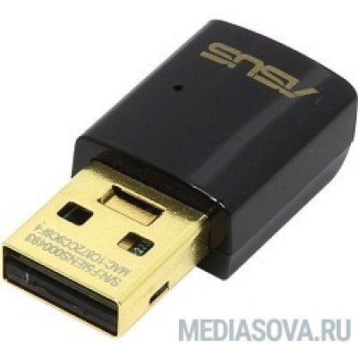  ASUS USB-AC51 двухдиапазонный 2.4/5ГГц, AC600, 802.11ac, 433/150Мбит/с, компактный размер