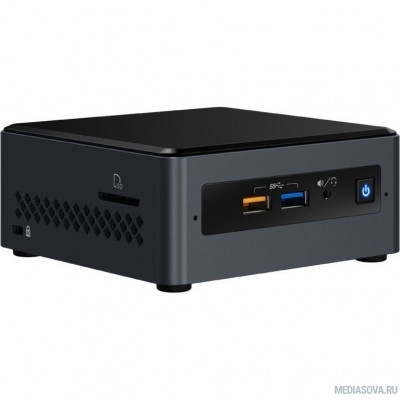  Intel NUC BOXNUC7PJYH2, Pentium J5005, 2.8 GHz, DDR4 SODIMM (up to 2400MHz/8Gb), VGA Intel (2xHDMI 2.0), 4xUSB3.0, 1x2.5 HDD, WiFi+BT, SDXC, powercord EU