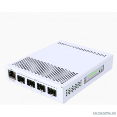 MikroTik CRS305-1G-4S+IN Коммутатор, 4x SFP+, 1G RJ45