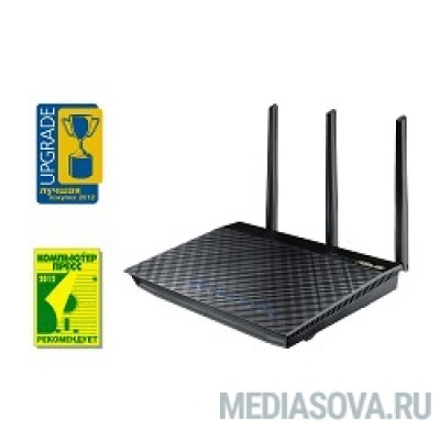  ASUS RT-AC66U AC1750 (802.11ac Dual-Band Wireless-AC1750 Gigabit Router)