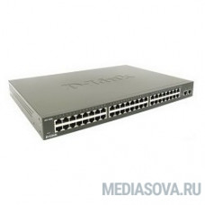 D-Link DES-1050G/C1A Неуправляемый коммутатор с 48 портами 10/100Base-TX + 2 комбо портами 10/100/1000BASE-T/SFP