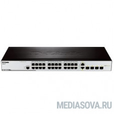 D-Link DES-3200-28/C1A Управляемый коммутатор 2 уровня с 24 портами 10/100BASE-T + 2 комбо-портами 1000Base-T/SFP