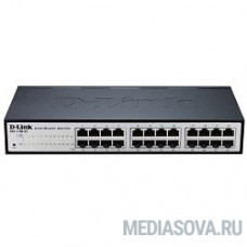 D-Link DES-1100-24/A2A Настраиваемый компактный коммутатор EasySmart с 24 портами 10/100Base-TX