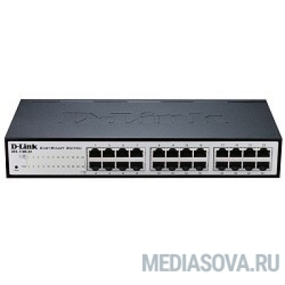  D-Link DES-1100-24/A2A Настраиваемый компактный коммутатор EasySmart с 24 портами 10/100Base-TX
