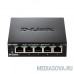  D-Link DES-1005D/O2B Неуправляемый коммутатор с 5 портами 10/100BASE-TX