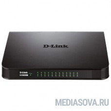 D-Link DES-1024A/E1B Неуправляемый коммутатор с 24 портами 10/100Base-TX и функцией энергосбережения