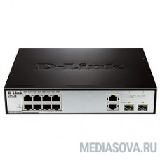 D-Link DES-3200-10/E PROJ Управляемый коммутатор 2 уровня с 8 портами 10/100Base-TX, 1 портом 100/1000Base-X SFP и 1 комбо-портом 100/1000Base-T/SFP