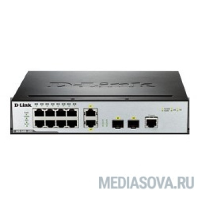  D-Link DGS-3000-10TC/A2A Управляемый коммутатор 2 уровня с 8 портами 10/100/1000Base-T Gigabit Ethernet + 2 комбо-портами 10/100/1000Base-T/SFP