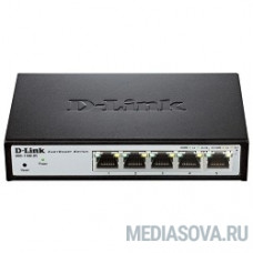 D-Link DGS-1100-05/B1A Настраиваемый компактный коммутатор EasySmart с 5 портами 10/100/1000Base-T