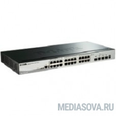 D-Link DGS-1510-28X/A1A PROJ Управляемый стекируемый коммутатор SmartPro с 24 портами 10/100/1000Base-T и 4 портами 10GBase-X SFP+