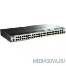 D-Link DGS-1510-52X/A1A/A2A PROJ Управляемый стекируемый коммутатор SmartPro с 48 портами 10/100/1000Base-T и 4 портами 10GBase-X SFP+
