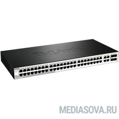  D-Link DES-1210-52/ME/C1A Управляемый коммутатор 2 уровня с 48 портами 10/100Base-TX и 4 комбо-портами 1000Base-T/SFP