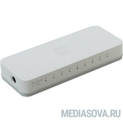  D-Link DES-1008C/A1B Неуправляемый коммутатор с 8 портами 10/100Base-TX и функцией энергосбережения