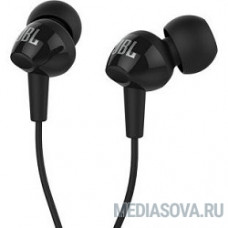 JBL C100SIUBLK наушники вкладыши, проводные Mini jack 3.5 mm, черный