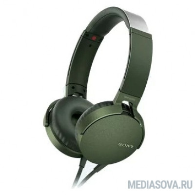  SONY MDRXB550APG.E зеленый