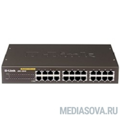  D-Link DES-1024D/G1A Неуправляемый коммутатор с 24 портами 10/100Base-TX, функцией энергосбережения и поддержкой QoS
