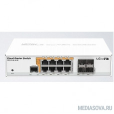 MikroTik CRS112-8P-4S-IN маршрутизатор 8х10/100/1000 Ethernet, 4 x SFP ports