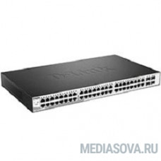 D-Link DGS-1210-52/ME/B1A Управляемый коммутатор 2 уровня с 48 портами 10/100/1000Base-T и 4 портами 1000Base-X SFP