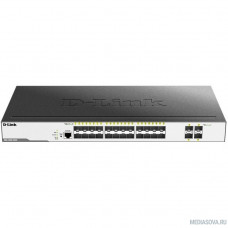 D-Link DGS-3000-28XS/B1A Управляемый коммутатор 2 уровня с 24 портами 1000Base-X SFP и 4 портами 10GBase-X SFP+