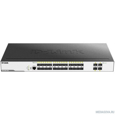  D-Link DGS-3000-28XS/B1A Управляемый коммутатор 2 уровня с 24 портами 1000Base-X SFP и 4 портами 10GBase-X SFP+